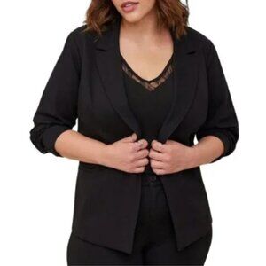 Torrid Black Studio Luxe Ponte Blazer